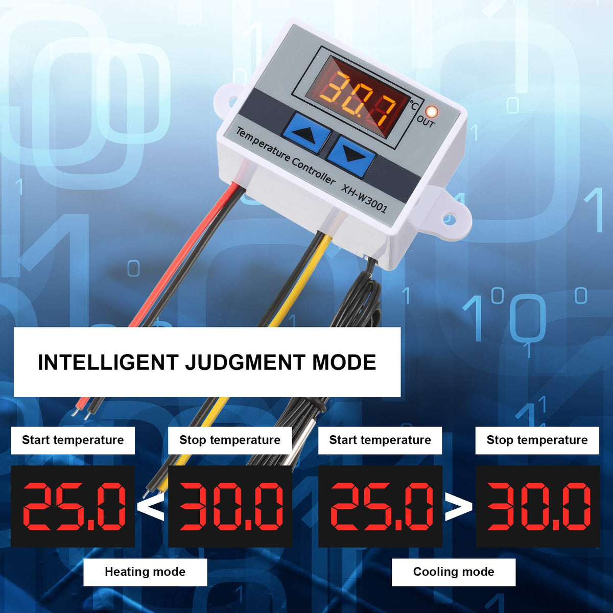 Xh-w3001 Digital LED Temperature Controller Module Digital, 4 Pieces