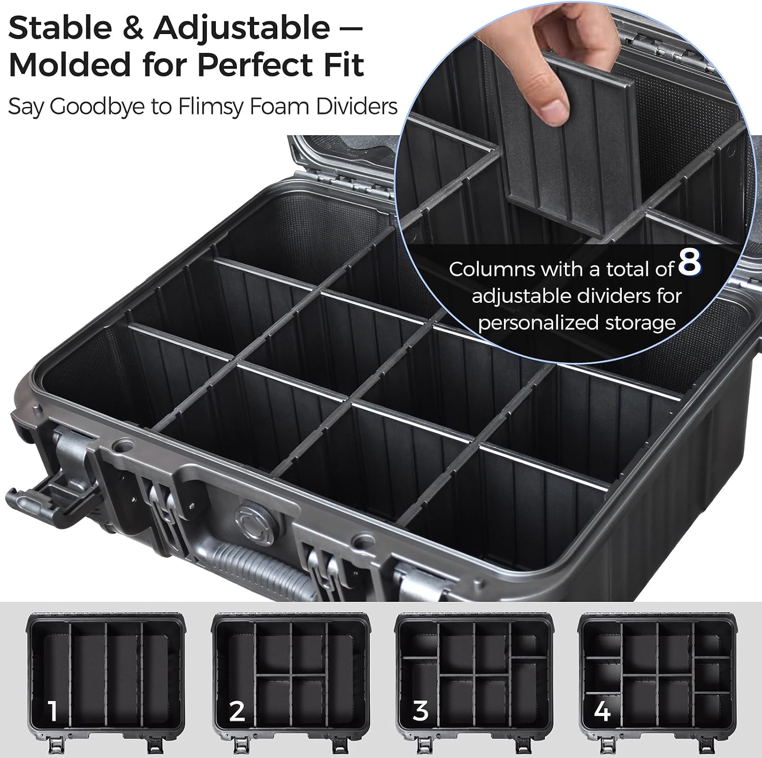 Graded Card Case Storage Box, Extra Large Trading Card Box, PSA Slab Case | Waterproof Trading Card Storage Box with