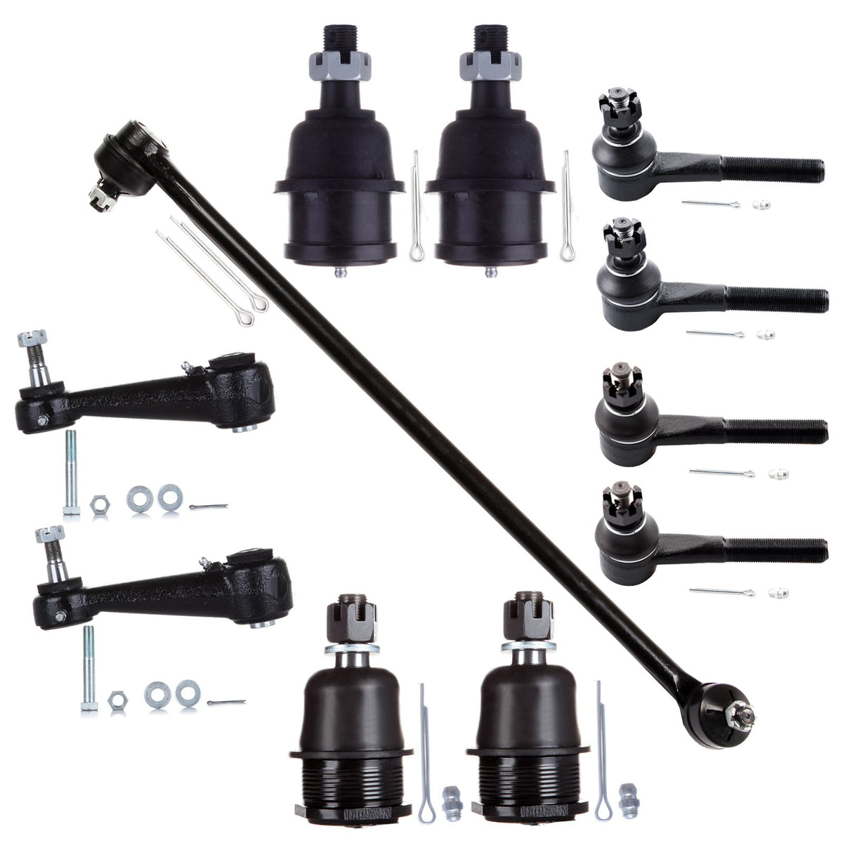SCITOO Front Tie Rod Ends Kit for Dodge 1995-2000 11pcs
