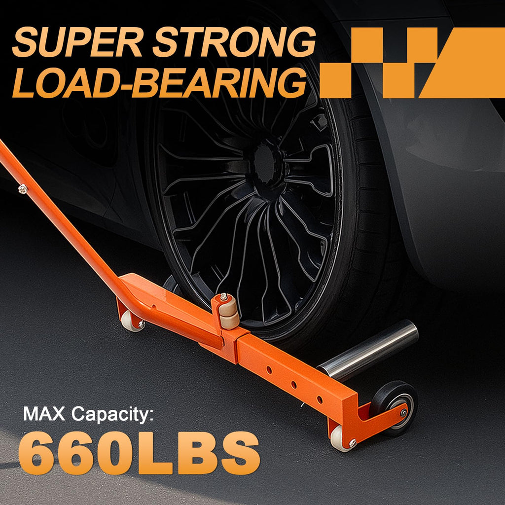 660 LBS Heavy-Duty Tire Wheel Dolly, Adjustable Truck Tire Dolly