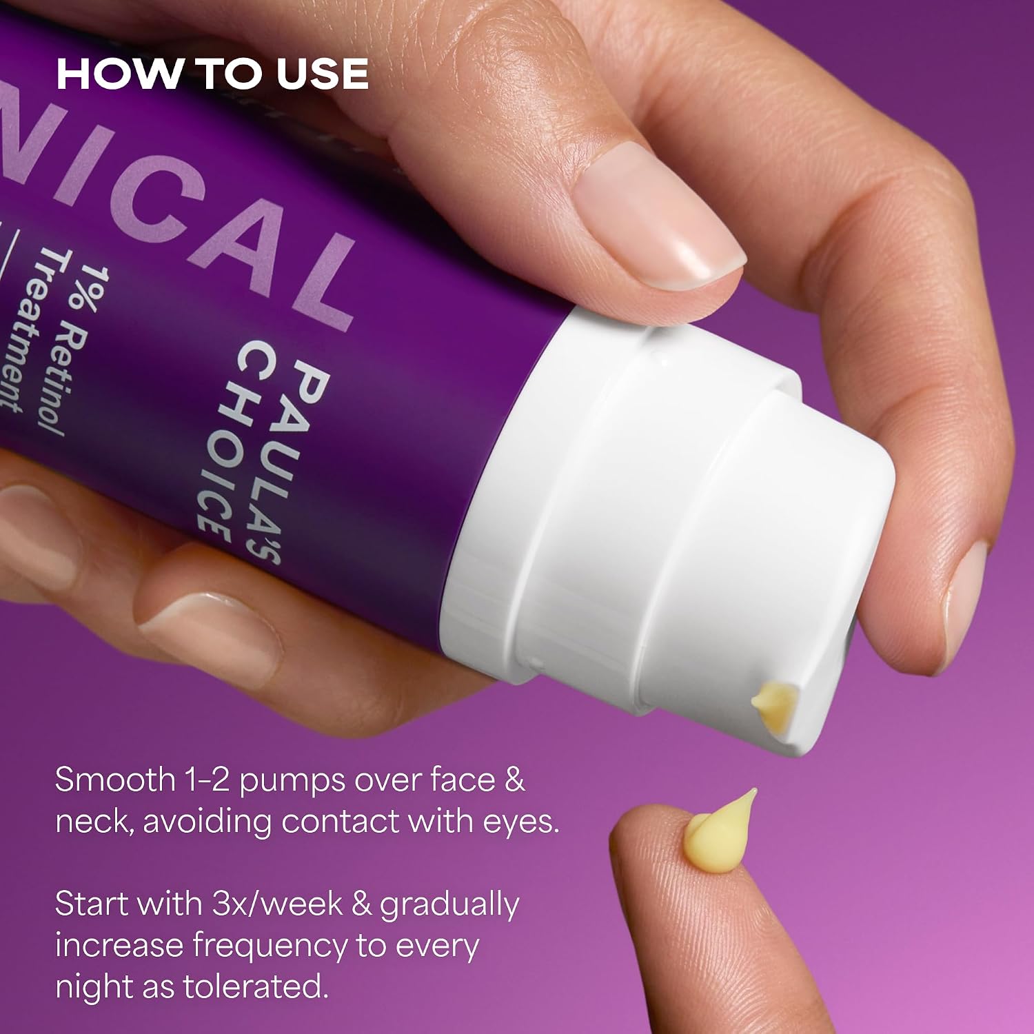 Paula's Choice CLINICAL 1% Retinol Face Treatment with Peptides | Anti-Aging Face Serum with Vitamin C & Licorice