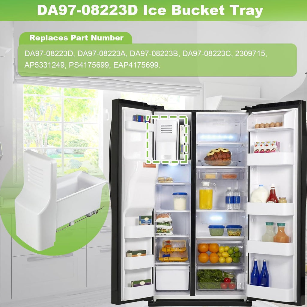 DA97-08223D Ice Bucket Assembly Compatible with Samsung Refrigerator