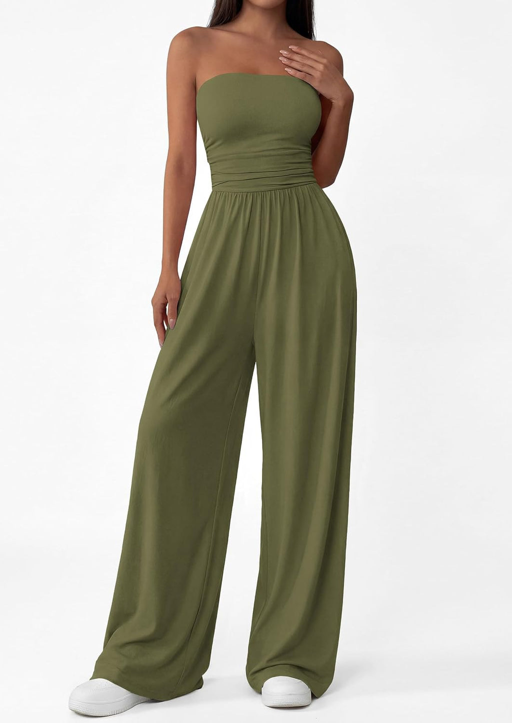 Strapless Jumpsuits for Women Dressy Casual