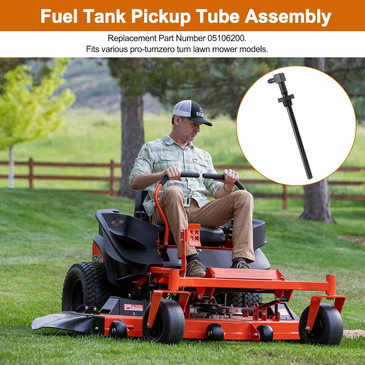 Fuel Pickup Assembly 05106200 For Ariens Ikon Gravely Fuel Pickup Tube Line