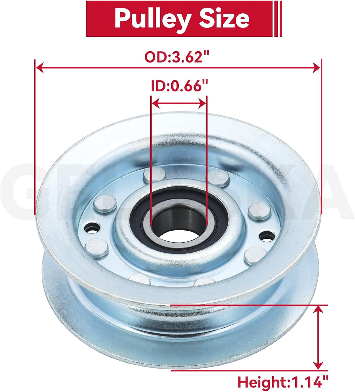 GELASKA GY20067 GY22172 Idler Pulley for John Deere 42" 48" D140 L130 LA145