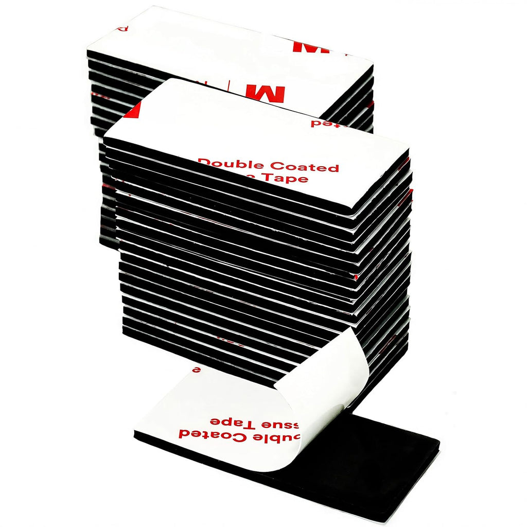 Pre-Cut Double Sided Tape Heavy Duty 1''x2'' - 36Pcs, No Residue