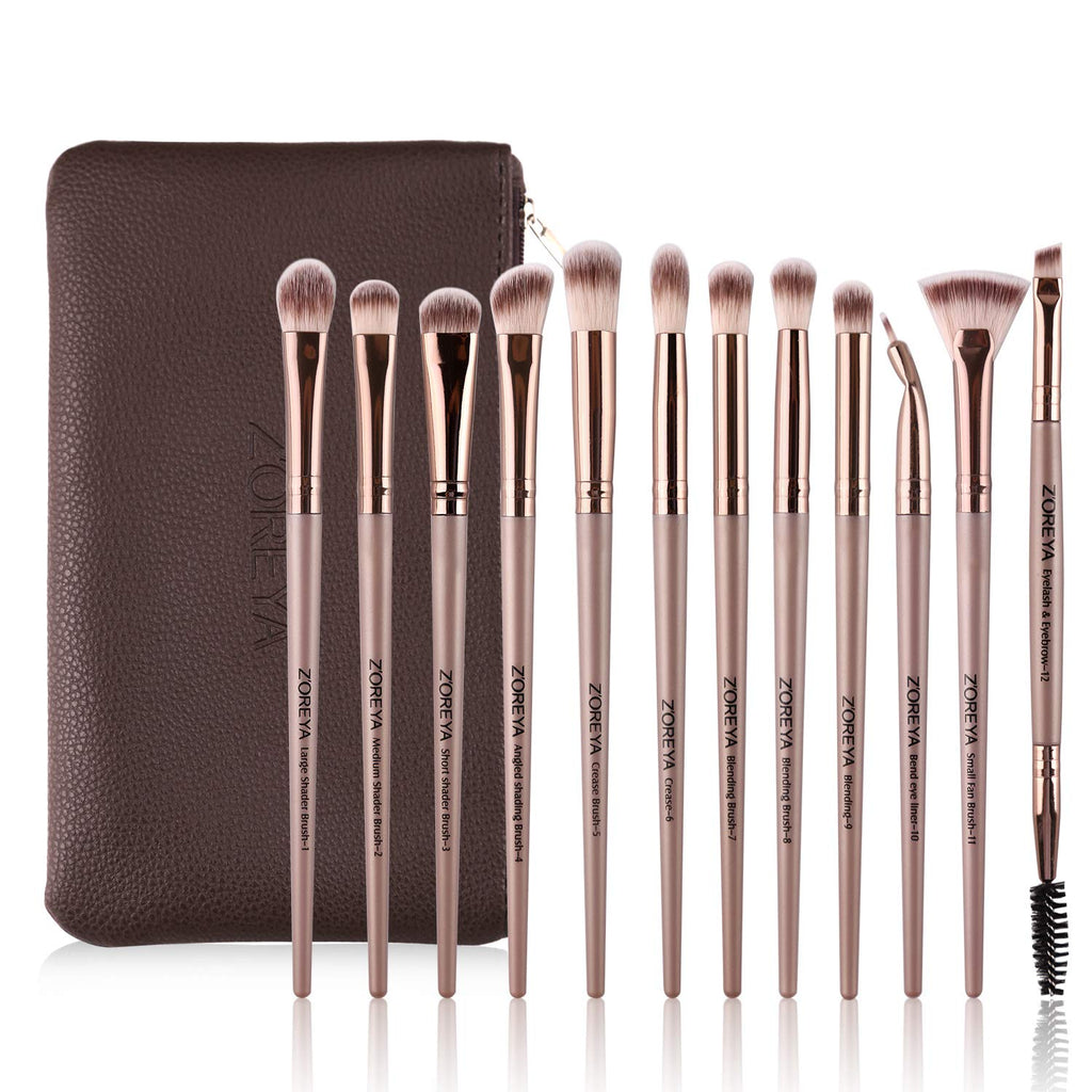 Eye Makeup Brushes, 12 Pcs Professional Eye Brush Set