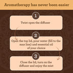 Calm Aura Essential Oil Aromatheraphy Diffuser, 100 mL