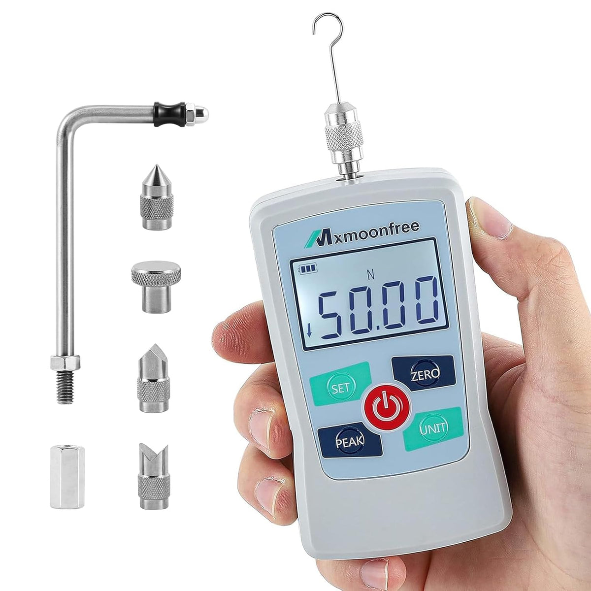 50N Digital Force Gauge Push Pull Tester Portable with Case