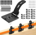 Cable Clips Management Kit, 15 Cable Holder With Silicone Cord Ties, 15 Nylon Zip Tie, Extra 15 Screws & 8 Adjustable