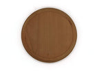 Cherry Round Rosette, Solid Hardwood, 4 1/2" x 3/4", Stair Part Fitting