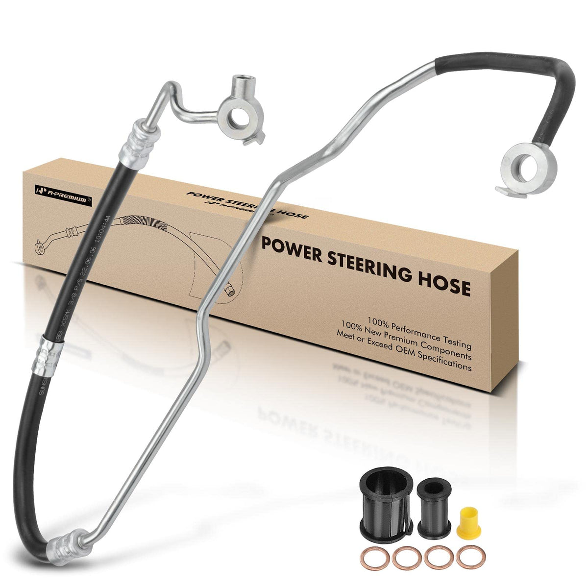 A-Premium Power Steering Pressure Hose Line Assembly