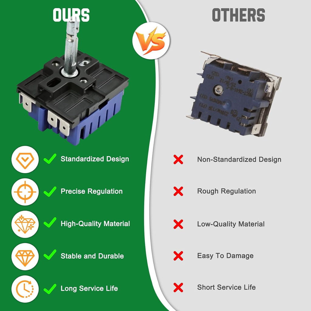 DG44-01002A Range Dual Burner Infinite Switch (Engergy Regulator)