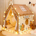 Kids Tent with Lights, Capybara Kids Play Tents for Toddlers Large Playhouse, Toy House Gift for Boys & Girls, Indoor
