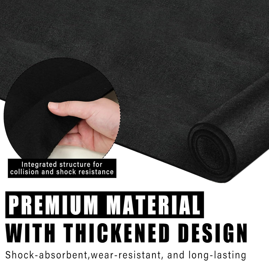 2 Pcs 80" X 144" Extra Large Moving Blankets Heavy Duty, Black