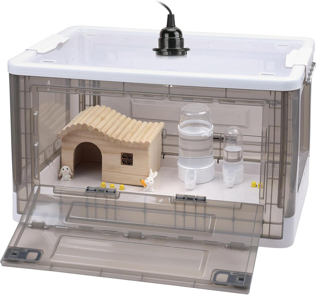 Chick Brooder,Brooder Box for Chicks,Brooder Heater Warms up to 15 Chicks (20″x14″x12″)