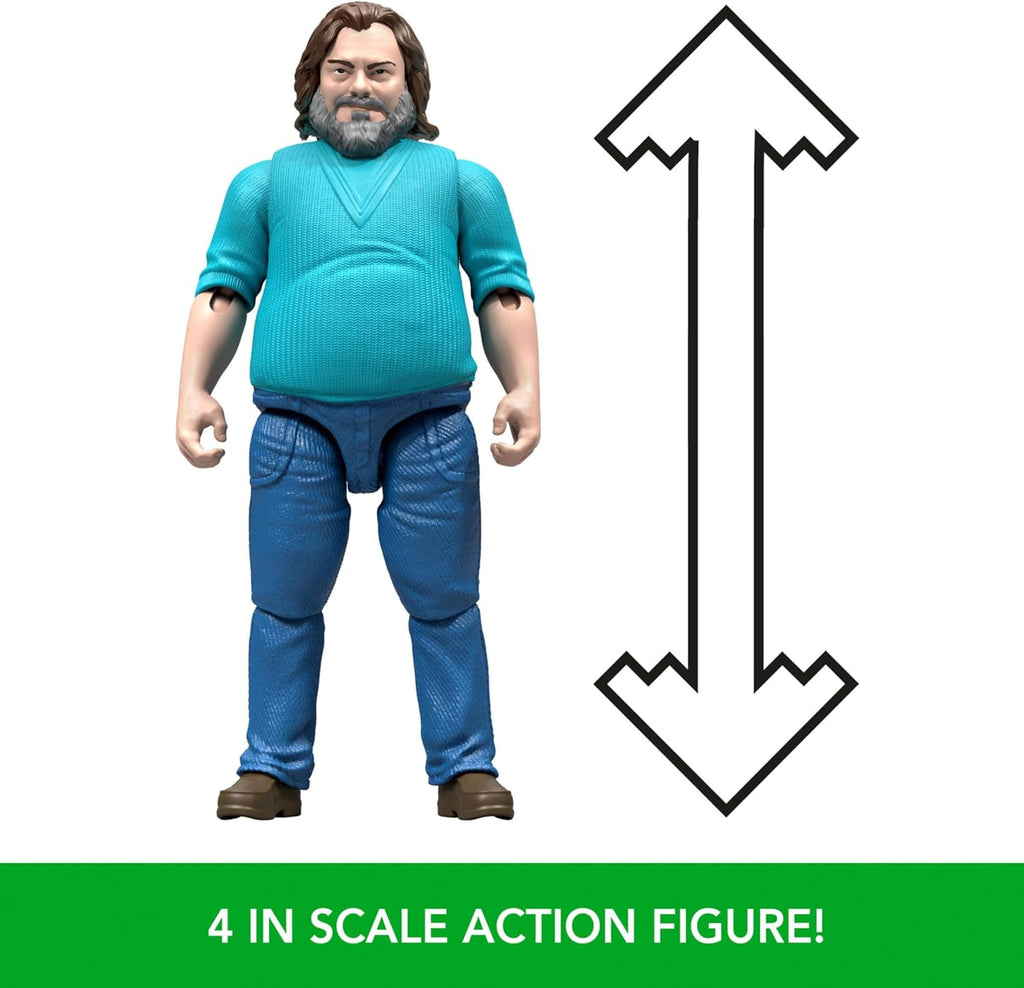 Minecraft Action Figure & Accessories Set, 4-inch Steve Posable Character Collectible Inspired by A Minecraft Movie