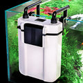 Hang On Back Aquarium Canister Filter, Adjustable Flow Quiet Fish Tank Filter with Oil Skimmer,3 Outlet