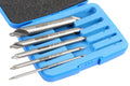 Accusize Long Center Drill Set, #1-#5, 3/64"-3/16", 5-Pc, M2 HSS, 3560-1001