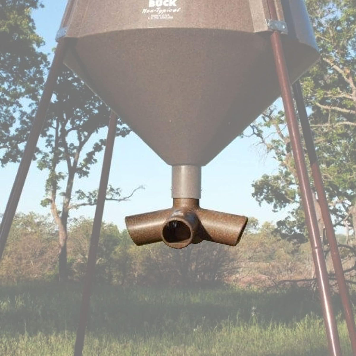 Protein 4 Way Gravity Head | Hunting Durable Gravity Feed Delivery System with 4 Feeding Tubes for 4 Legged Game