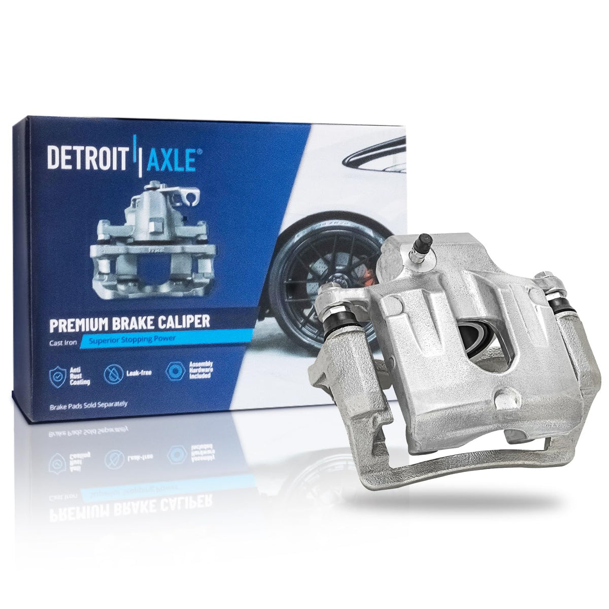 Detroit Axle - Rear Right Brake Caliper for 2004-2007 Buick Rainier