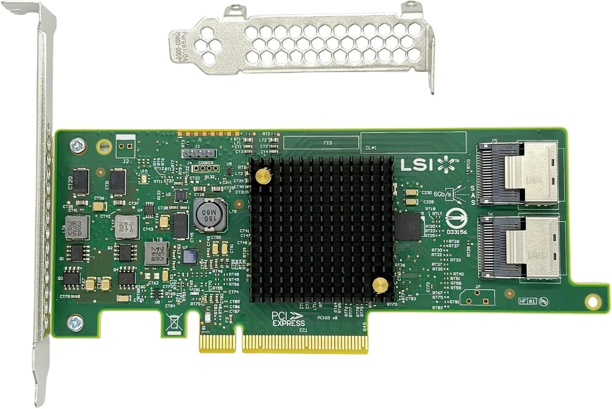 LSI 9207-8I SAS2308 PCI Express 3.0 PCIe X8+2*SFF-8087 SATA Cable