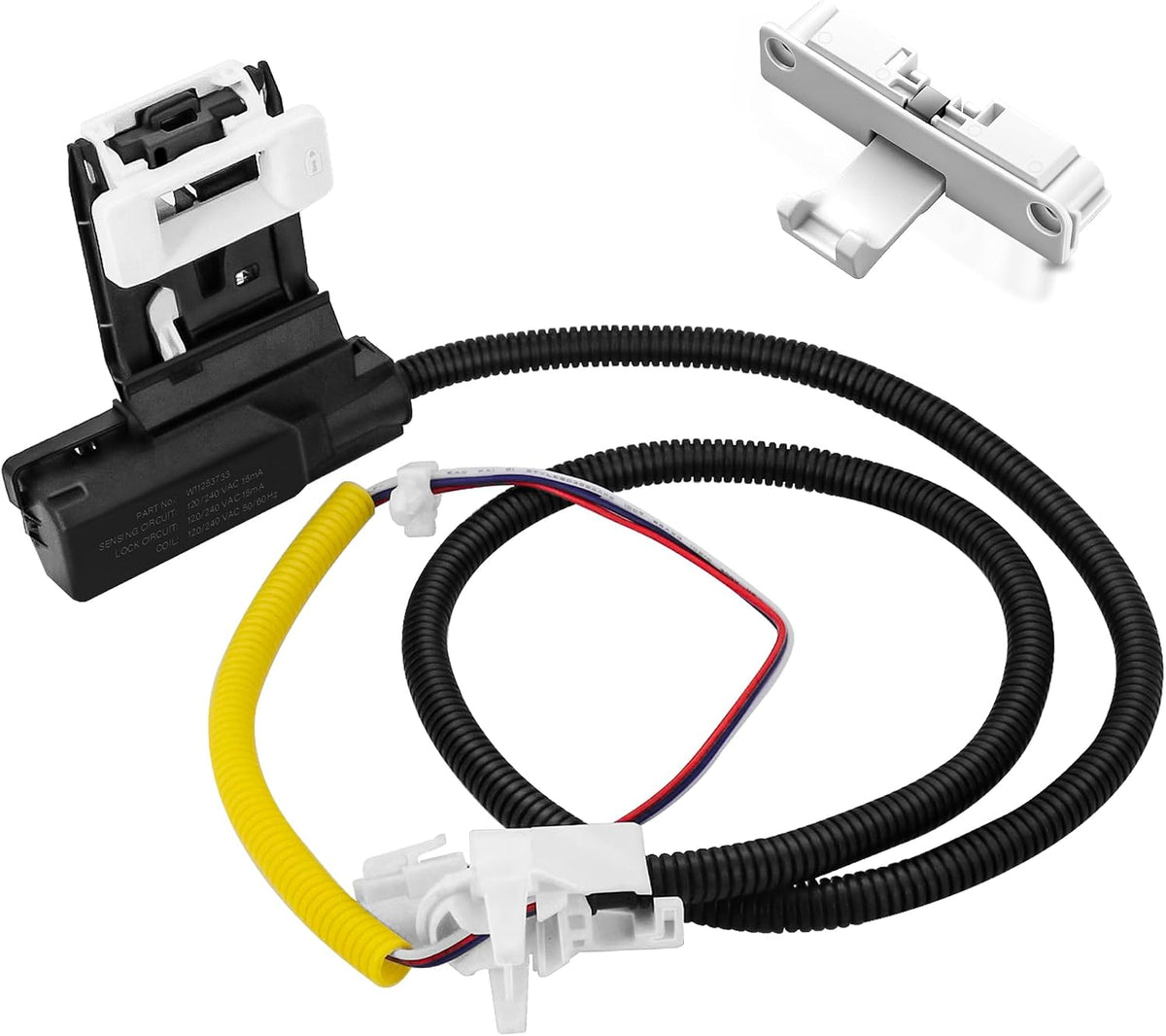 WTW4855HW2 WTW4816FW3 Washer Door Lid Lock Switch Kit Fit for Whirl-pool