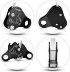 Climbing Ascender Rope Grab Fall Protection Belay Device Tree Climbing Gear Rappelling Equipment Rope Ascender for