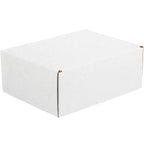 11" Deluxe Shipping Boxes 11 1/8"L x 8 3/4"W x 4"H, 50-Pack - White Box Mailers for Packaging, Storage, Gifts or Bulk