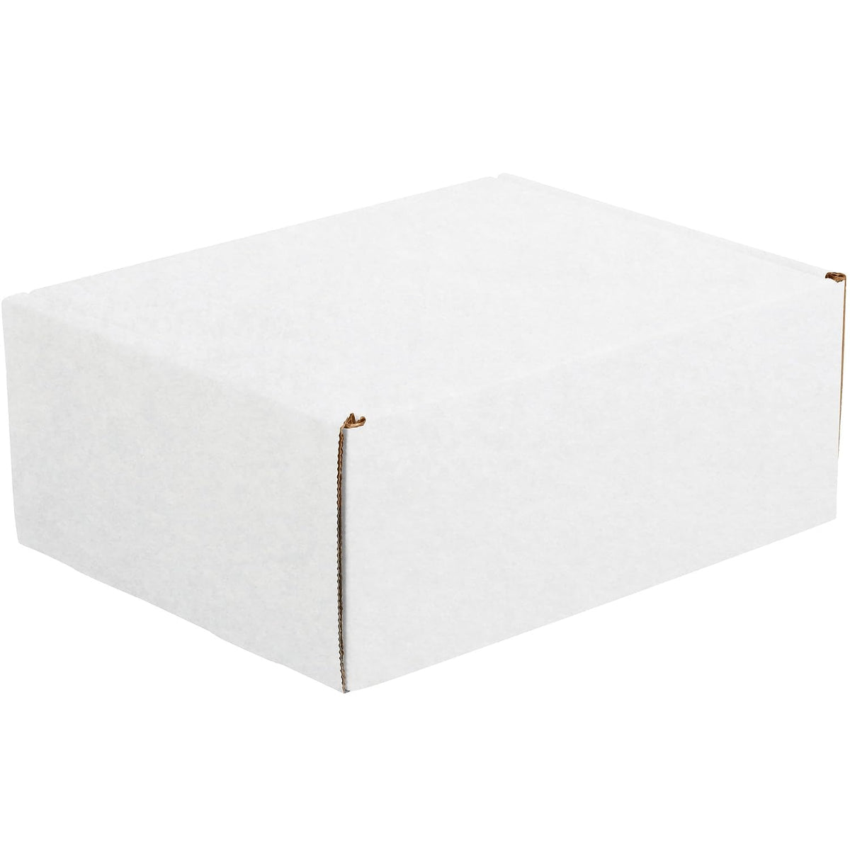 11" Deluxe Shipping Boxes 11 1/8"L x 8 3/4"W x 4"H, 50-Pack - White Box Mailers for Packaging, Storage, Gifts or Bulk