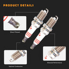 6-Pack Upgraded UF270 Ignition Coil Pack, Spark Plugs for Jeep Liberty 3.7L