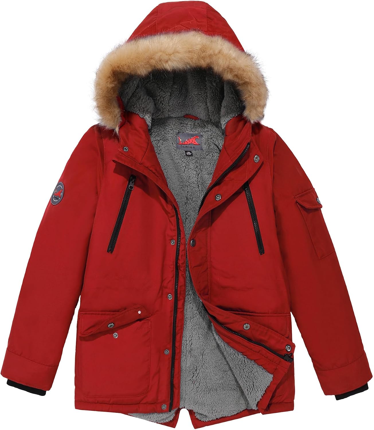 Boy's Winter Coats Kids Puffer Jackets Thicken Warm Parka for Cold Weather | Sizes 5-14Y