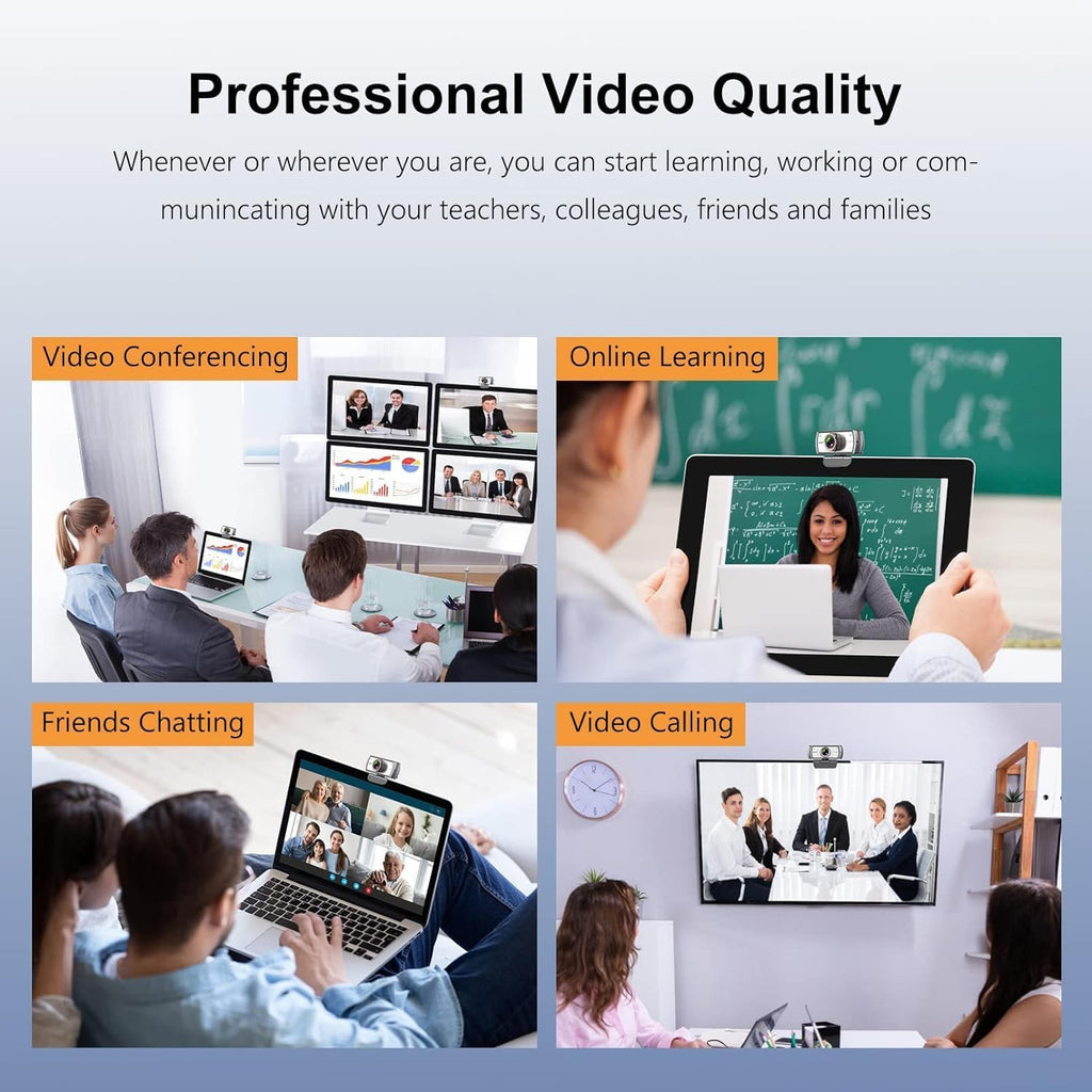 Wide Angle Webcam,120 Degree Large View Spedal 920 Pro Video Conference Camera, Full HD 1080P Live Streaming Web Cam