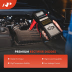 A-Premium Alternator Rectifier Compatible with Subaru & Mitsubishi