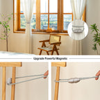 Magnetic Curtain Tiebacks - Rope Tiebacks for Curtains & Drapes, Decorative Window Holdbacks (8 Pack, Grey)