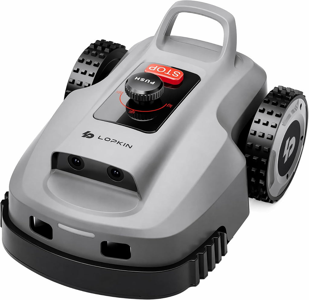 Robot Lawn Mower, Wire-Free Robotic Mower for 0.99 Acres, No Perimeter Wire, Auto-Mapping, RTK + AI 3D Vision