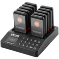 Restaurant Pager System,Touch Screen Keyboad Wireless Long Range Lineup Waiting Queue Signal, Guest Customer Calling