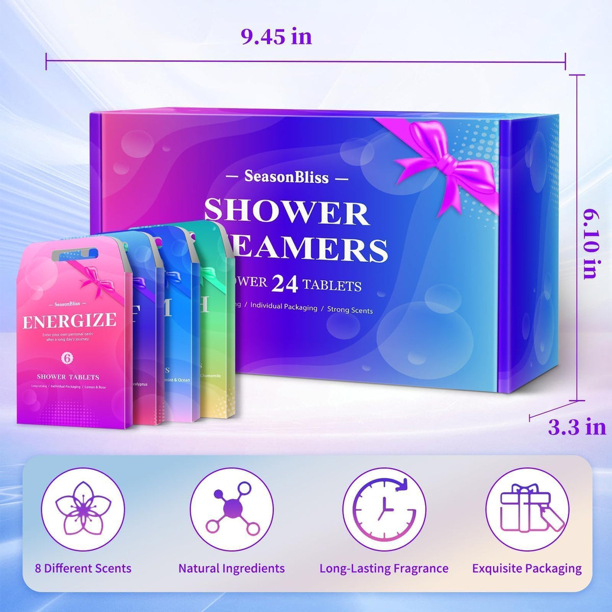 Shower Steamers 24 Pack, Shower Tablets