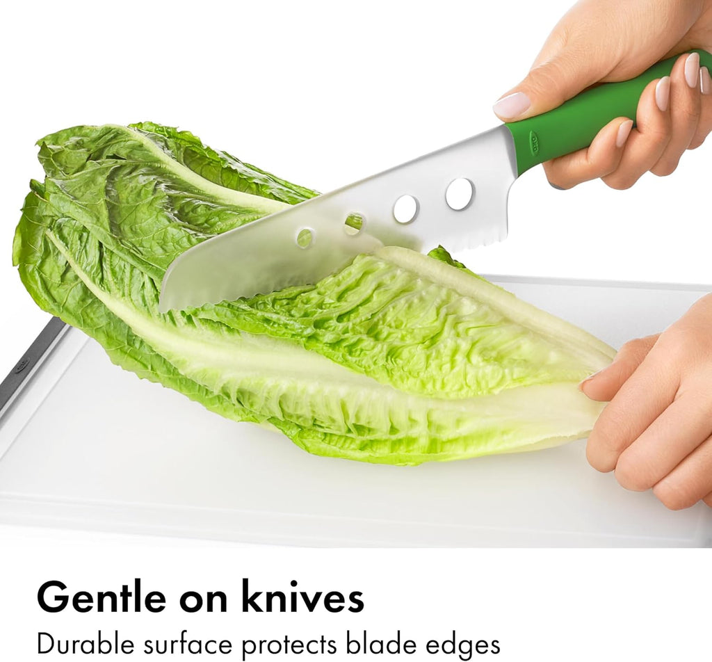 Good Grips 2-Piece Cutting Board Set, Cutting Boards for Kitchen Prep, Non-Porous Double-Sided Design