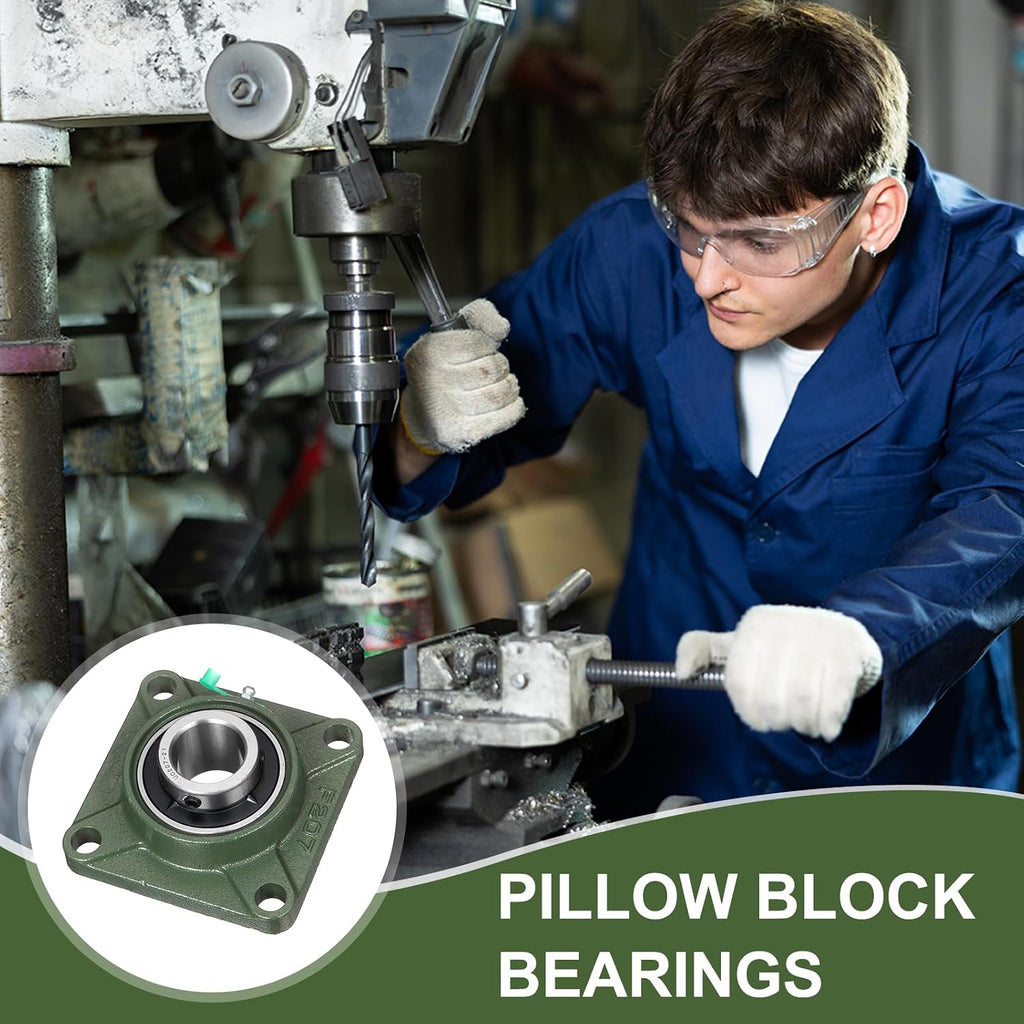uxcell UCF207-21 Pillow Block Bearings,1-5/16 inch Bore(ABEC3)
