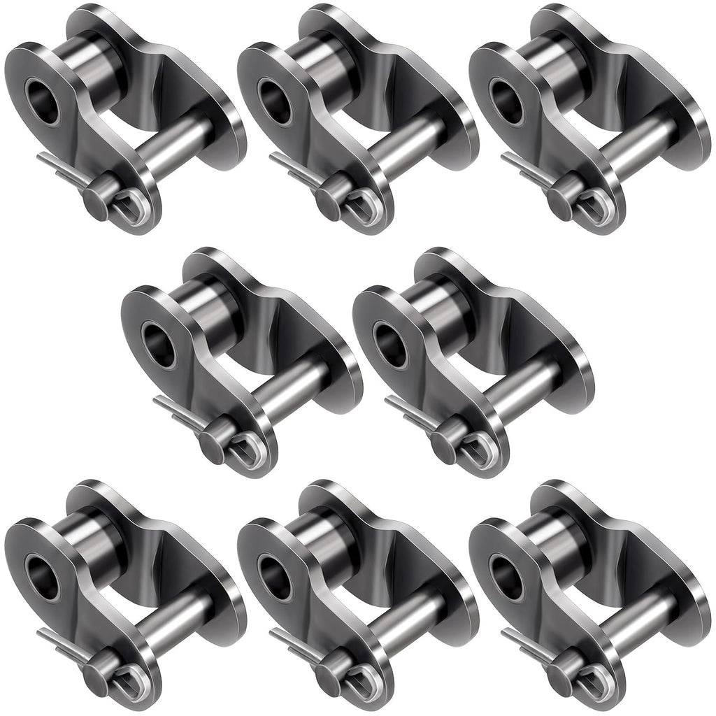 OIIKI 8 Packs Roller Chain Offset Link #50, Half Link, Crank Link