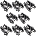 OIIKI 8 Packs Roller Chain Offset Link #50, Half Link, Crank Link