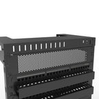 2 Pack 2U Vented Rack Mount Blank Panel - Metal