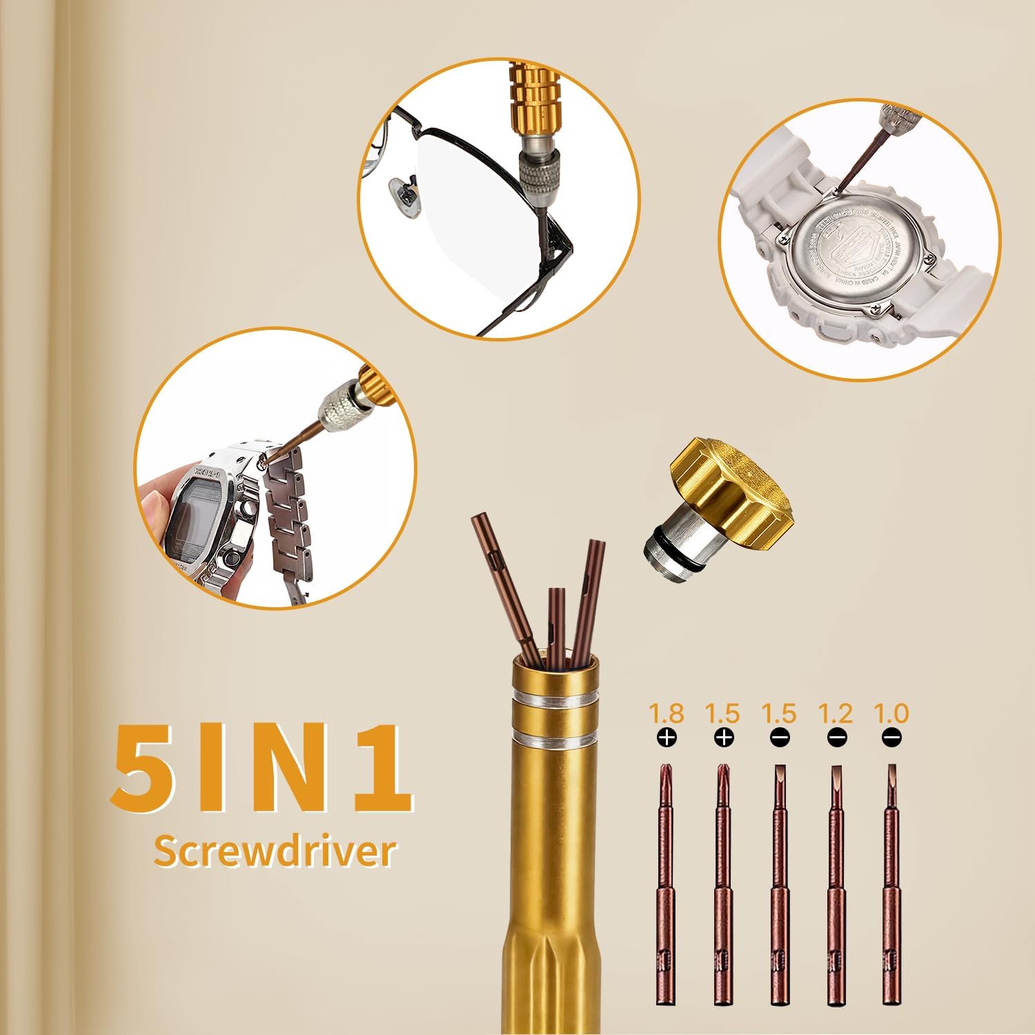 Watch Case Opener Tool: Battery Replacement Kit for Back Removal | Complete Watch Back Remover Tools - Easy to Repair