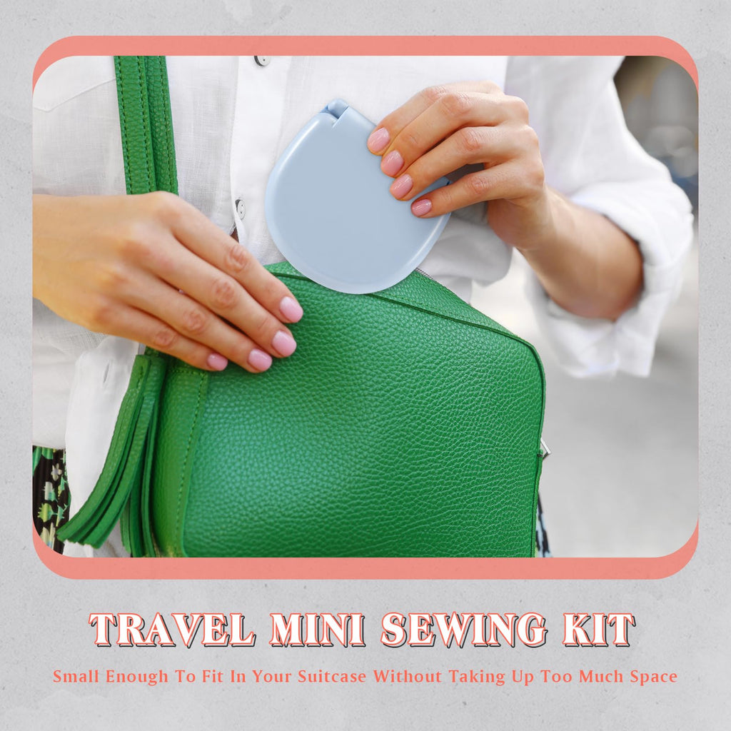 30 Pieces Mini Travel Sewing Kit Basic Portable Emergency Sewing