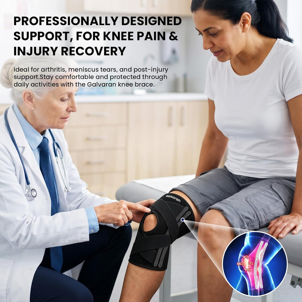 Knee Brace for Men & Women - ACL, MCL, Meniscus Tear Support & Arthritis Pain Relief - Stabilizing Knee Braces