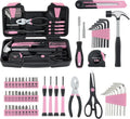 58 Piece Household Tool Set, General Household Hand Tool Kit with Plastic Toolbox Storage Case, All Purpose Household