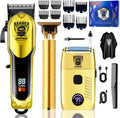 Hair Clippers for Men Professional, Cordless Beard Trimmer & Electric Razor Shavers for Men, Rechargeable 3 Piece