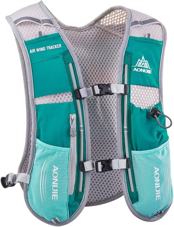 Hydration Vest Pack Backpack 5L 5.5L Marathoner Running Vest Race Hydration for Women and Men Trail Run Hiking Jogging