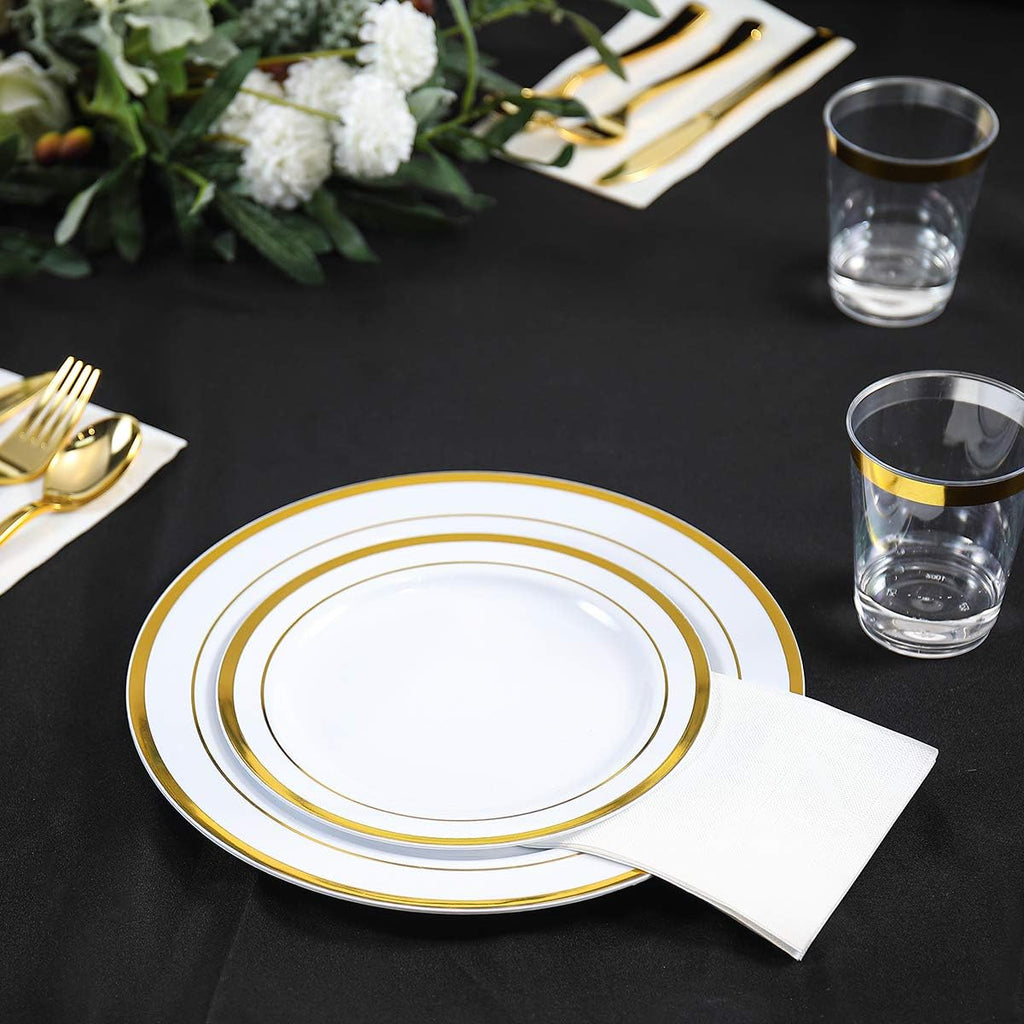 200 Pack Paper Napkins, Soft Disposable Dinner Napkins, 3 Ply, White